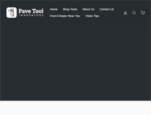 Tablet Screenshot of pavetool.com